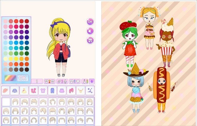 create avatars with chibi-dolls