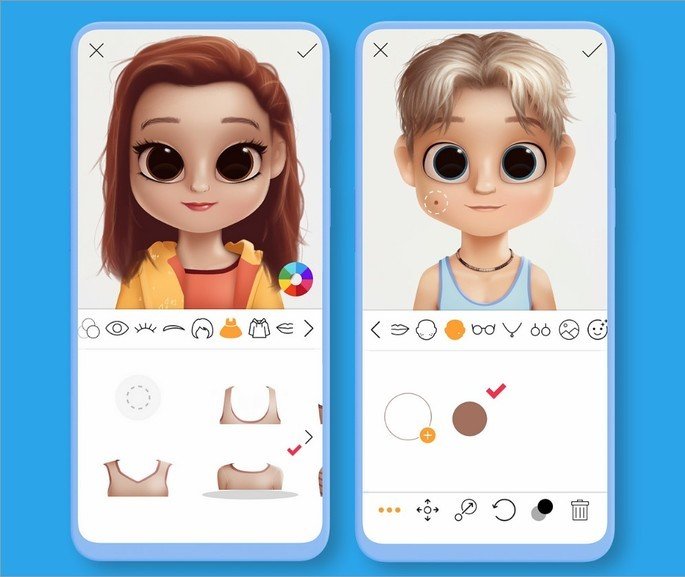 create avatars with Dollify