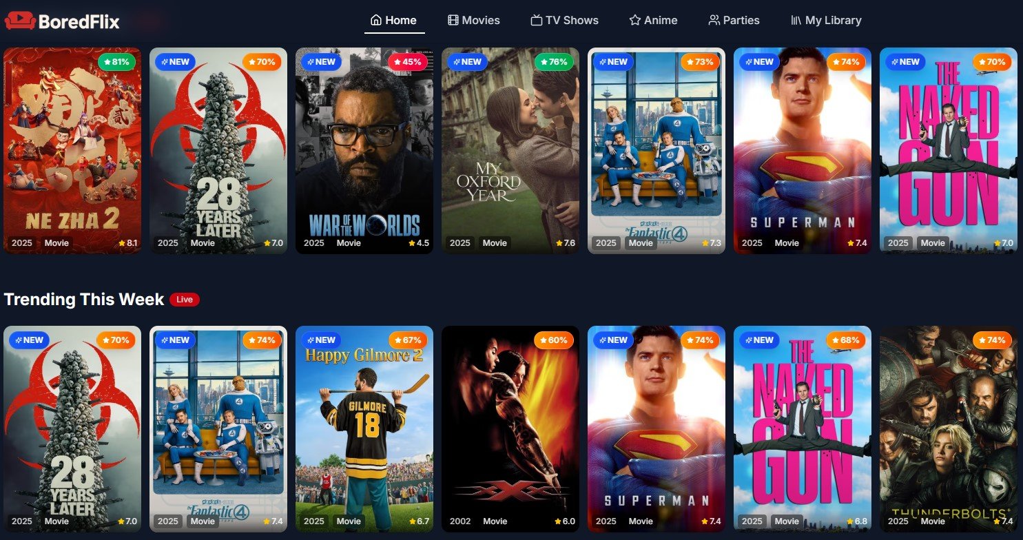 BoredFlix movies