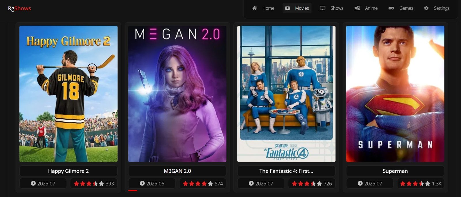 RGShows movies