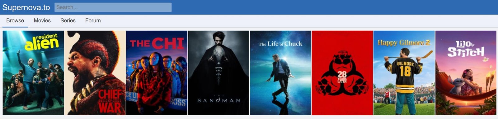 SuperNova movies