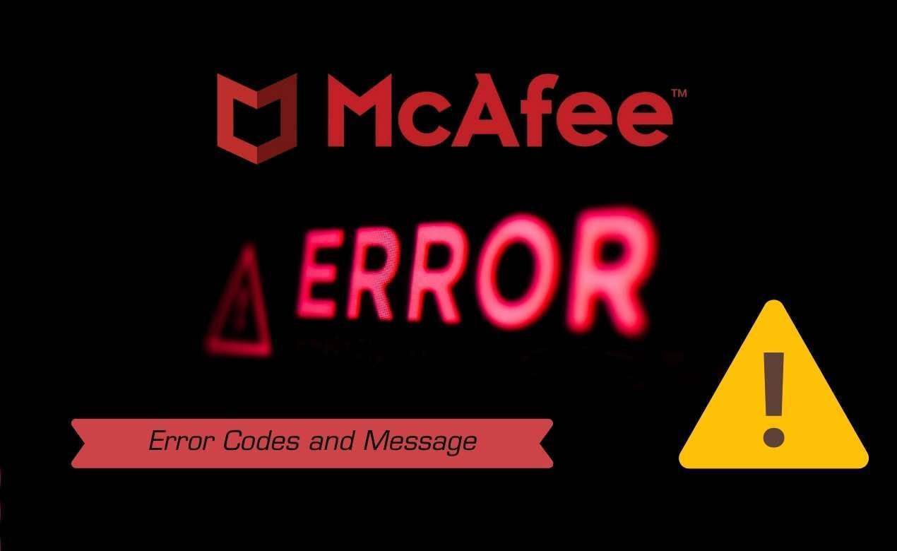 McAfee’s common errors